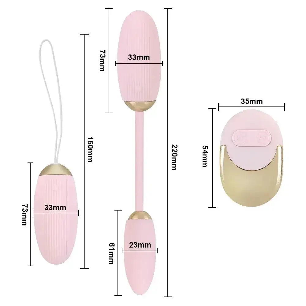 Anal Vibrators Double Dildo for Women G Spot Clitoris Stimulator Butt Plug Vibrating Eggs Wearable Panties Sex Toys for Couple - The Lady's Haven