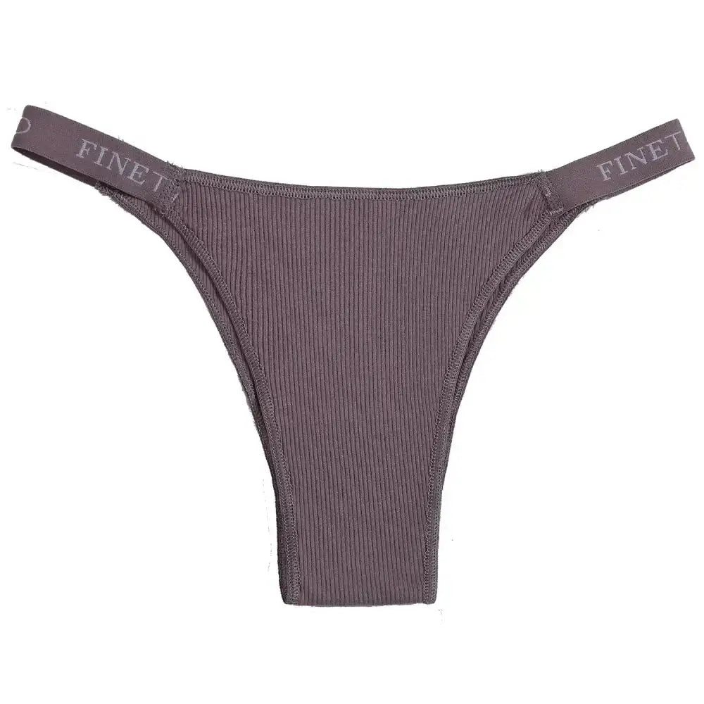 5PCS/Set Sexy Lingerie Women Cotton Panties Finetoo Letter Low Waist Female Briefs Underwear Comfort Underpants Women Intimates - The Lady's Haven