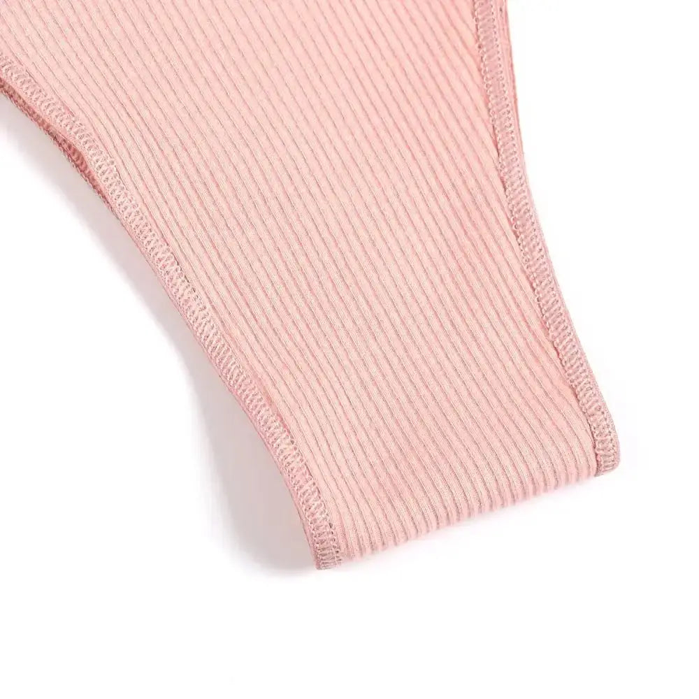 5PCS/Set Sexy Lingerie Women Cotton Panties Finetoo Letter Low Waist Female Briefs Underwear Comfort Underpants Women Intimates - The Lady's Haven