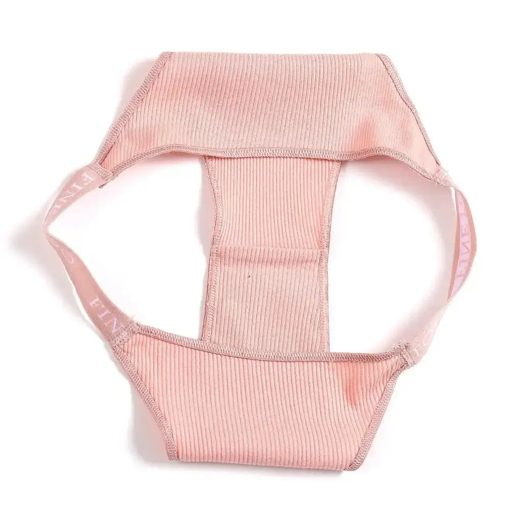 5PCS/Set Sexy Lingerie Women Cotton Panties Finetoo Letter Low Waist Female Briefs Underwear Comfort Underpants Women Intimates - The Lady's Haven