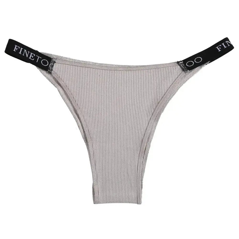5PCS/Set Sexy Lingerie Women Cotton Panties Finetoo Letter Low Waist Female Briefs Underwear Comfort Underpants Women Intimates - The Lady's Haven