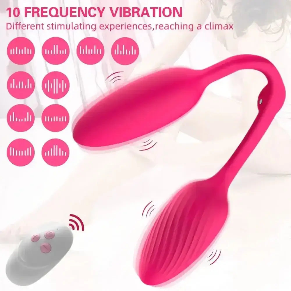 Anal Vibrators Double Dildo for Women G Spot Clitoris Stimulator Butt Plug Vibrating Eggs Wearable Panties Sex Toys for Couple - The Lady's Haven