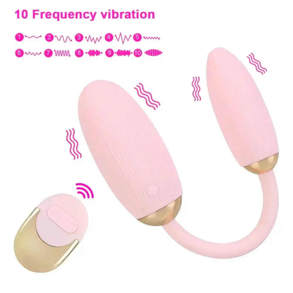 Anal Vibrators Double Dildo for Women G Spot Clitoris Stimulator Butt Plug Vibrating Eggs Wearable Panties Sex Toys for Couple - The Lady's Haven