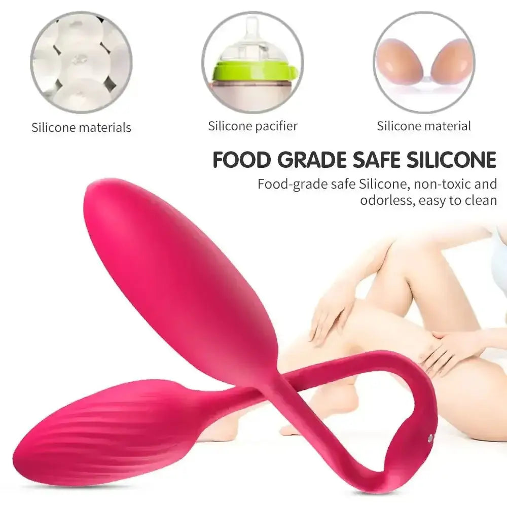 Anal Vibrators Double Dildo for Women G Spot Clitoris Stimulator Butt Plug Vibrating Eggs Wearable Panties Sex Toys for Couple - The Lady's Haven